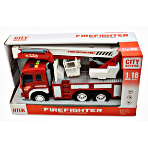 ماشین بالابر آتش نشانی اسباب بازی موزیکال 1:16 FIREFIGHTER_اسباب بازی